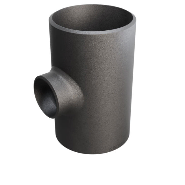 Butt-Weld Fitting, Carbon, ASME B16.9, Tee, 8"/4", A-234 WPB