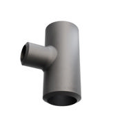 Butt-Weld Fitting, Carbon, ASME B16.9, Tee, 1 1/4"/3/4", A-234 WPB