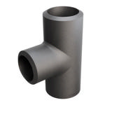 Butt-Weld Fitting, Sort, ASME B16.9, Tee, 1 1/2"/1 1/4", A-234 WPB