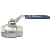 Valves, EN12266, Ball valve 2-pc, 1/2", CF8M-1.4408