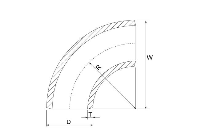 Gas Pipe Elbow