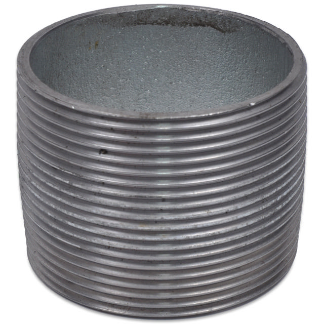 Threaded Fitting, HDG, EN 10241, Barrel nipple close conical, 1/2"
