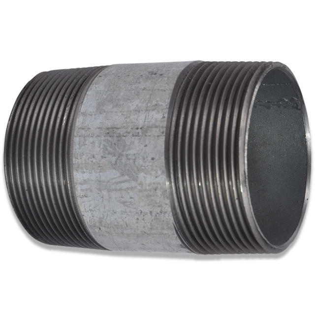 Threaded Fitting, HDG, EN 10241, Barrel nipple, 3/8"
