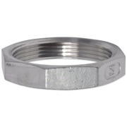 Threaded Fitting, Stainless, ISO 4144, Nut, 1/2", AISI316