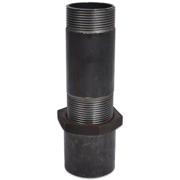 Threaded Fitting, Sort, EN 10241, Nippelrør Langgevind, 3/4"