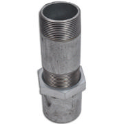Threaded Fitting, HDG, EN 10241, Long Schrew, 1"