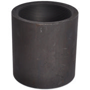 Threaded Fitting, Black, EN 10241, T:M, Coupling, 1/8"