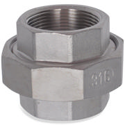 Threaded Fitting, Stainless, ISO 4144, Union conical seat, 1 1/4", AISI316