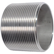 Threaded Fitting, Rustfri, EN 10241, Nippel, 1/2"