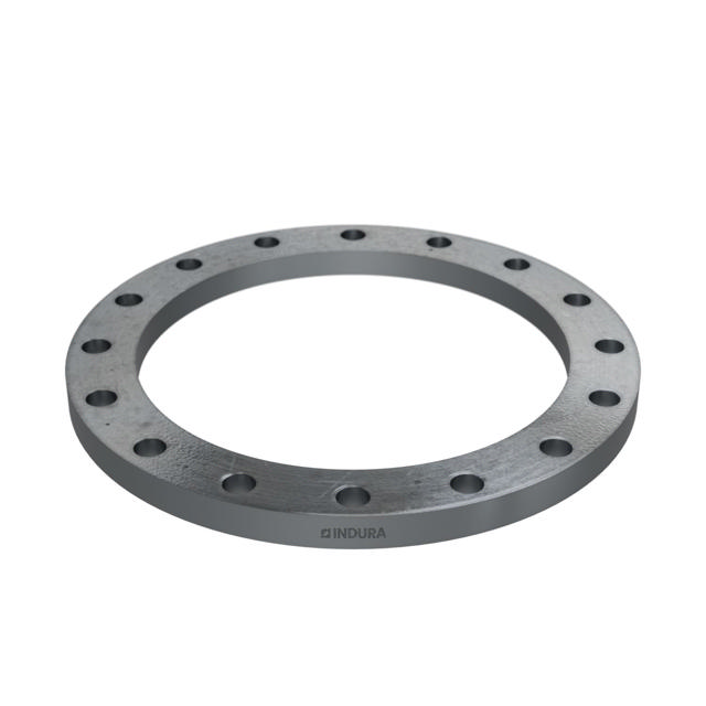 Flanges, HDG, Sort, EN 1092-1, Løsflange, T:02, PN16, A, DN350, 350,0, S235JR, 1.0038,