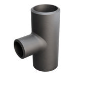 Butt-Weld Fitting, Sort, EN10253-2, T:A, Tee, 48,3/33,7, P235GH-TC1, 1.0345