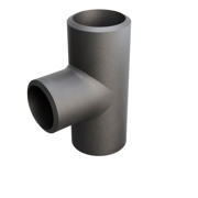 Butt-Weld Fitting, Sort, EN10253-2, T:A, Tee, 48,3/42,4, P235GH-TC1, 1.0345