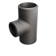 Butt-Weld Fitting, Sort, EN10253-2, T:A, Tee, 60,3/48,3, P235GH-TC1, 1.0345