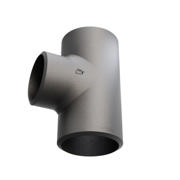 Butt-Weld Fitting, Sort, EN10253-2, T:A, Tee, 88,9/76,1, P235GH-TC1, 1.0345